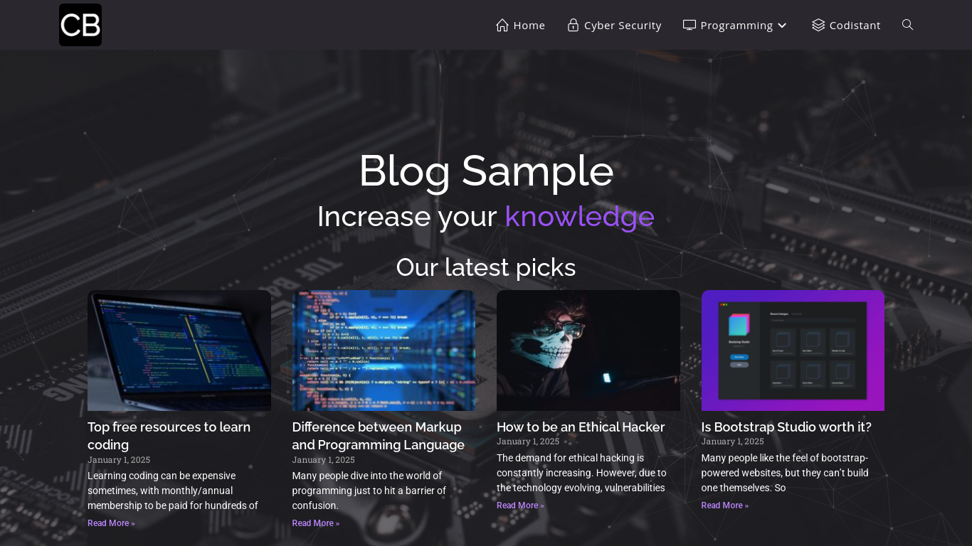 Blog Sample
